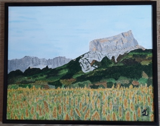 Mont Aiguille   Chichilianne dans le Vercors - Mes peintures
